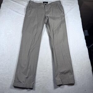 Abercrombie & Fitch Pants Mens 32x32 Beige Kennan Straight Chino Stretch Casual